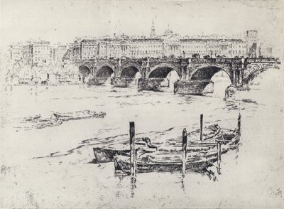 Somerset House (litho) de Joseph (after) Pennell
