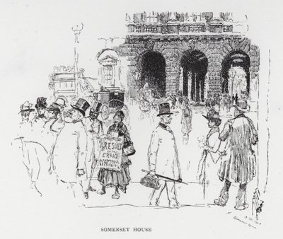 Somerset House (litho) de Joseph (after) Pennell