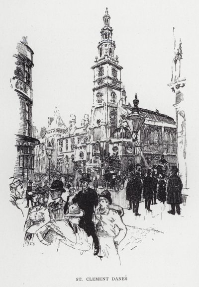 São Clemente Dinamarquês (litho) de Joseph (after) Pennell