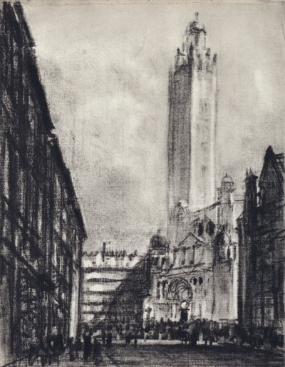 A Catedral, Westminster (Litho) de Joseph (after) Pennell