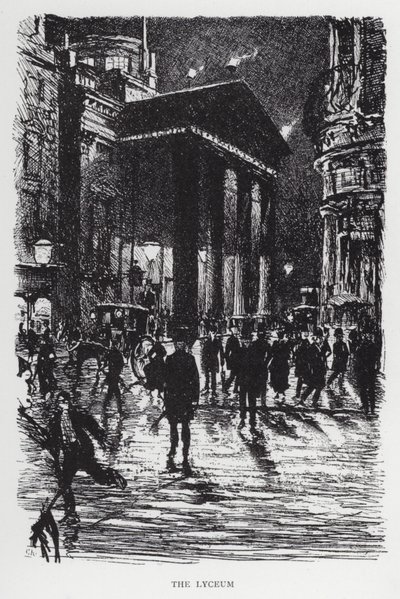 O liceu (litho) de Joseph (after) Pennell