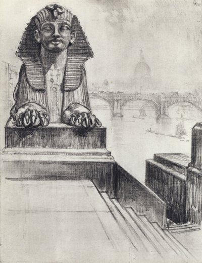 A Esfinge (Litho) de Joseph (after) Pennell