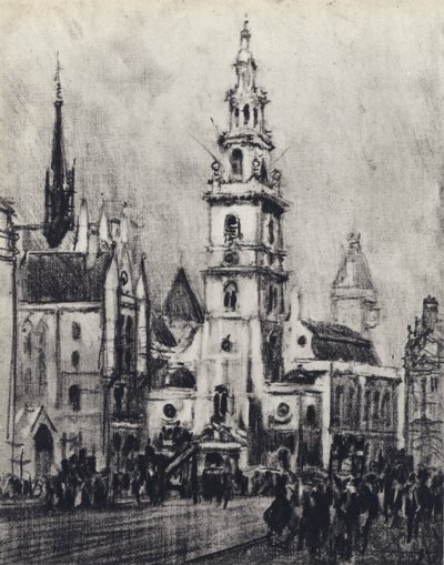 O Cordão (litho) de Joseph (after) Pennell