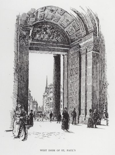 Porta Oeste de São Paulo (litho) de Joseph (after) Pennell