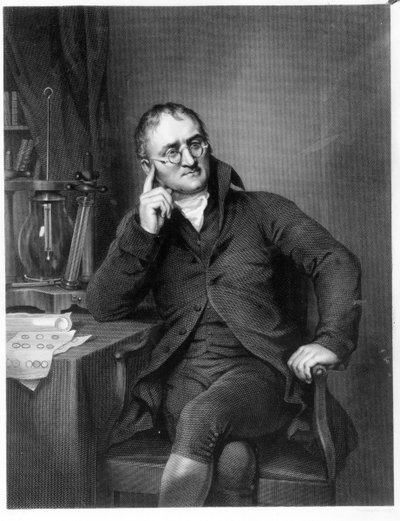 John Dalton, gravado por William Henry Worthington, c.1814 de Joseph Allen
