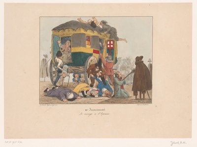 Omnibus encontrou os transeuntes em excesso
Le courage à l
