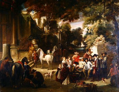 Champetre de Pés (óleo sobre tela) de Joseph Anne Leroy
