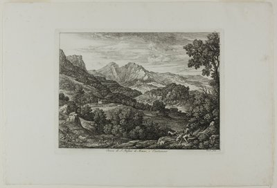 Castelo de Santo Estevão de Mezzo e Canturano de Joseph Anton Koch
