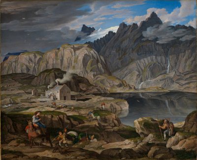 O hospício no passo de Grimsel de Joseph Anton Koch