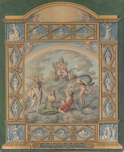 Calendário semanal, 1822. de Joseph Anton Koch