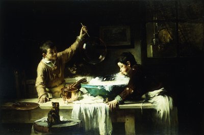 As bolhas de sabão; Bolhas de sabão, de Joseph Bail