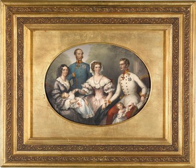 Família Imperador da Áustria de Joseph Bayer