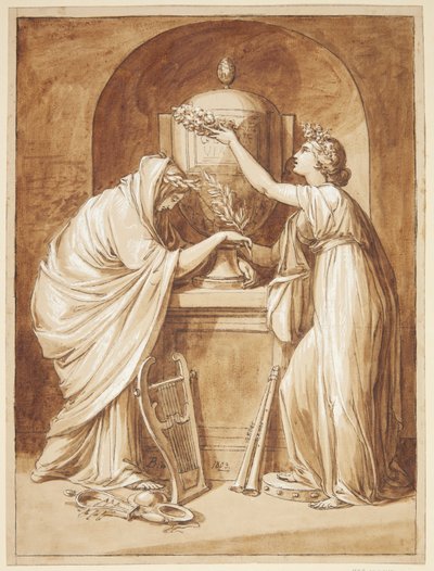 Desenho alegórico de Joseph Bergler