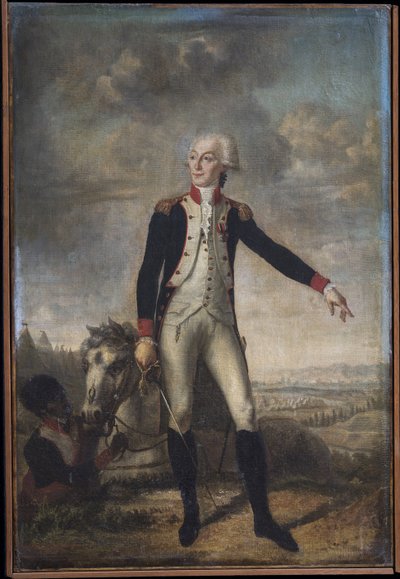 Retrato de Gilbert Motier, o Marquês de La Fayette (1757-1834), de Boze, Joseph (1745-1826). Óleo sobre tela, c. 1785. Parque Memorial do Monte Vernon de Joseph Boze
