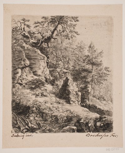 Paisagem rochosa de Joseph Brecheisen