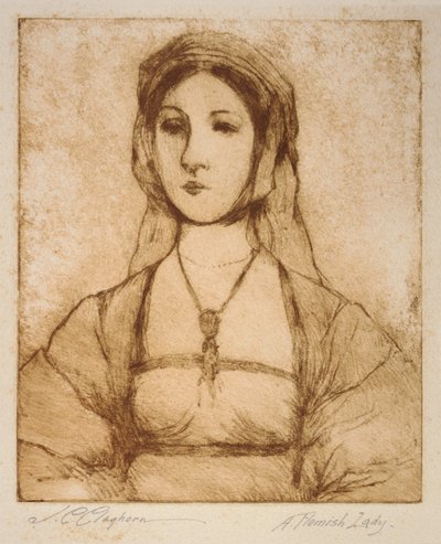 Uma dama flamenga de Joseph C. Claghorn