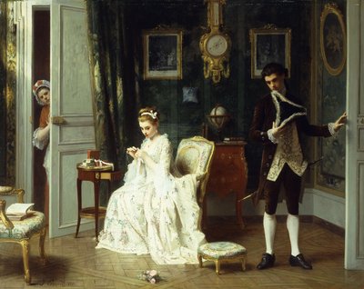 O Visitante, 1881 de Joseph Caraud