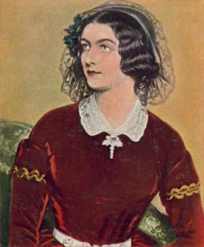 Lola Montez, dançarina irlandesa que se tornou amante do rei Ludwig I da Baviera (litografia a cores) de Joseph Carl (after) Stieler
