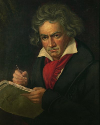 Ludwig van Beethoven ... (óleo sobre tela) de Joseph Carl Stieler