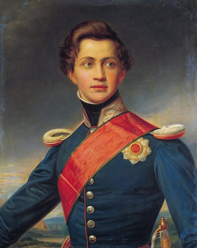 Othon Ier de Grece - Retrato de Otto, Rei da Grécia - Stieler, Joseph Karl (1781-1858) - 1832 - Óleo sobre tela - 89x68 - Museu Benaki, Atenas de Joseph Carl Stieler