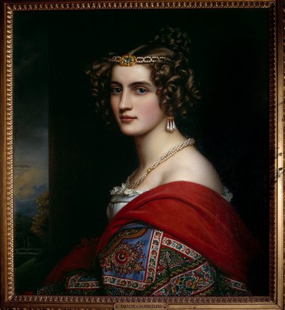 Retrato de Amalie von Schintling Pintura de Josef Karl Stieler (1781-1858) 1831 Munique. Chateau De Nymphenburg de Joseph Carl Stieler