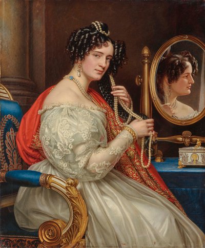 Retrato da condessa Sofia Kisseleff 1801-1875, née Potocka, 1834. de Joseph Carl Stieler