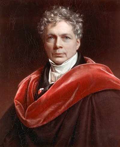 Retrato de Friedrich Wilhelm Joseph von Schelling (Leonberg) de Joseph Carl Stieler