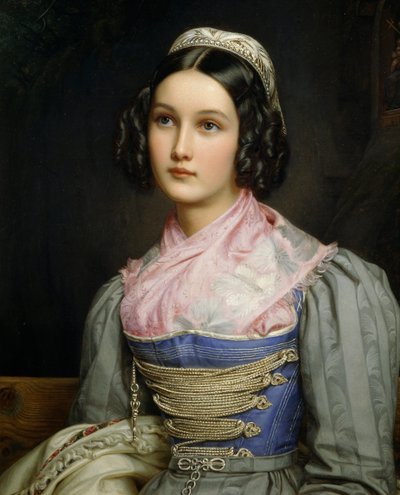 Retrato de Helene Sedelmayer de Joseph Carl Stieler