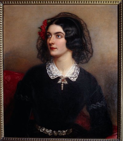 Retrato de Lola Montes ou Montez (óleo sobre tela) de Joseph Carl Stieler