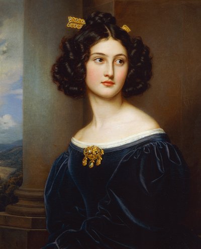 Retrato de Nanette Kaula (1812 - 1876) de Joseph Carl Stieler