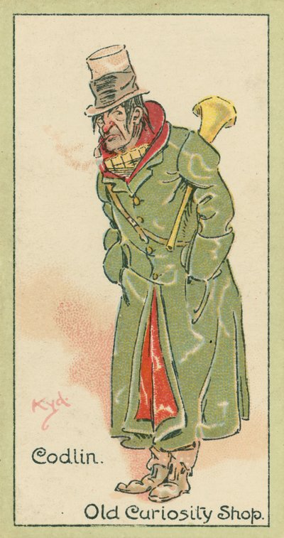 Codlin, Old Curiosity Shop (litografia a cores) de Joseph Clayton (1856-1937) (after) Clarke