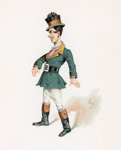 Sr. Bailey Jr., ilustração de &39;Character Sketches de Charles Dickens&39;, c.1890 de Joseph Clayton Clarke