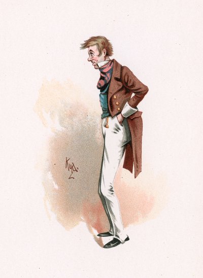 Toots, ilustração de &39;Character Sketches de Charles Dickens&39;, c.1890 de Joseph Clayton Clarke