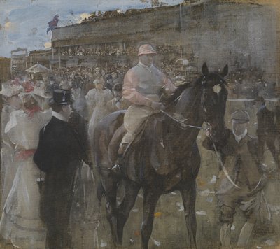 Hipódromo (aguarela e guache) de Joseph Crawhall