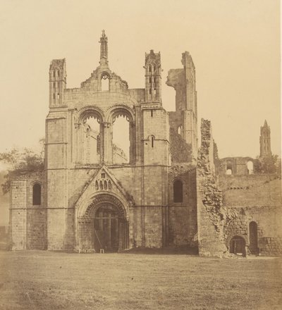 Abadia de Kirkstall. Do Oeste, dos anos 1850. de Joseph Cundall