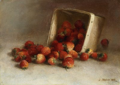 Caixa de morangos, 1897 de Joseph Decker