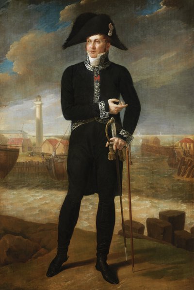 Retrato de Bernard-François, marquês de Chauvelin (óleo sobre tela) de Joseph Denis Odevaere