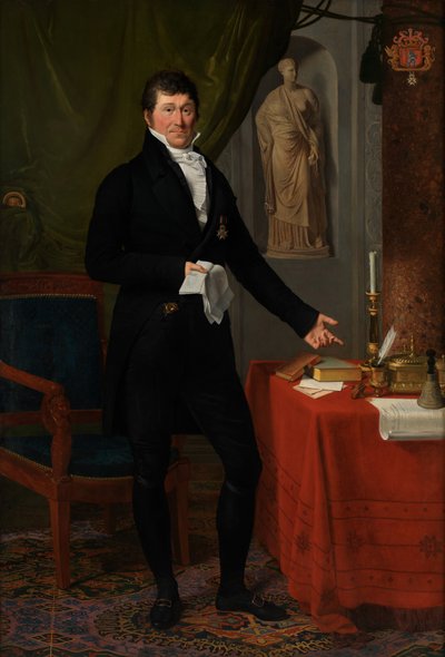 Retrato do Barão Charles-Louis de Keverberg de Kessel de Joseph Ducq