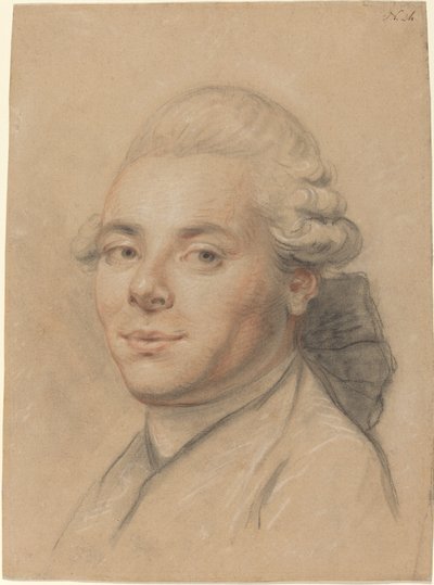 Cabeça de um cavalheiro [reto] de Joseph Ducreux
