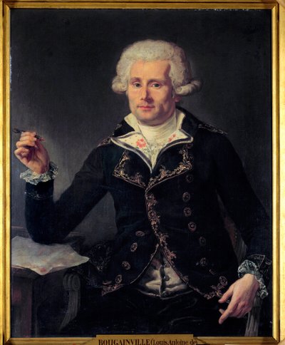 Retrato de Louis Antoine, Conde de Bougainville (1729-1811). Pintura de Joseph Ducreux (1735-1802). 1793. Dim 0,91x0,72. Musee du Chateau, Versailles. - Retrato de Louis Antoine, Conde de Bougainville (1729-1811). Pintura de Joseph Ducreux (1735-1802). de Joseph Ducreux