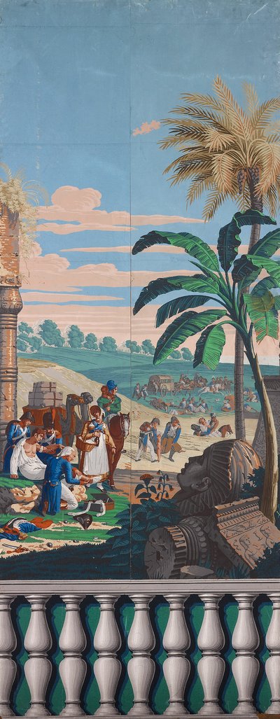 Papel de parede cênico: A Batalha de Heliópolis de Joseph Dufour