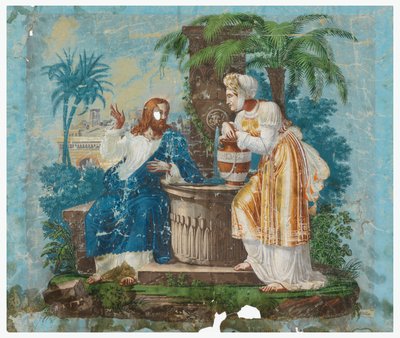 Cristo e a Mulher de Samaria de Joseph Dufour et Cie.