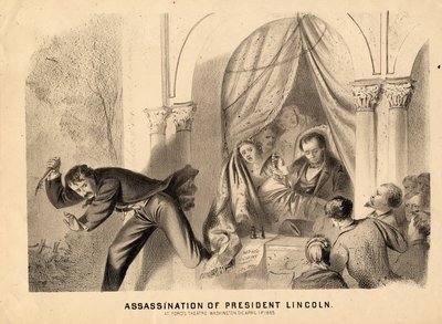 O Assassinato do Presidente Lincoln, 1865 de Joseph E. Baker