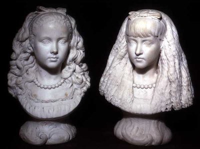 Effie e Mary Millais (mármore) de Joseph Edgar Boehm
