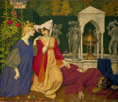 Mudando a Carta, 1908-9 de Joseph Edward Southall
