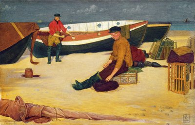 Limpar as linhas, 1900 (wc no papel) de Joseph Edward Southall