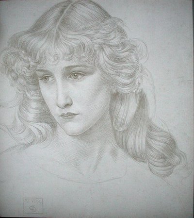 Cabeça de uma menina de Joseph Edward Southall