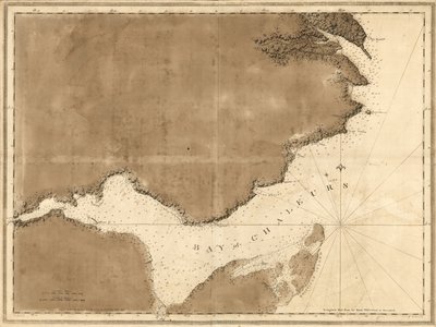 The Atlantic Neptune, publicado para uso da Marinha Real da Grã-Bretanha, de Joseph F. W. Des Barres