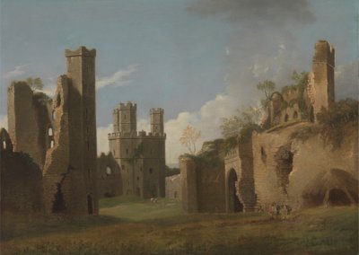 Castelo de Caernarvon de Joseph Farington