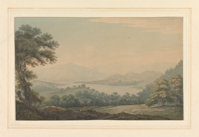 Extremidade inferior da água do Ullswater de Joseph Farington
